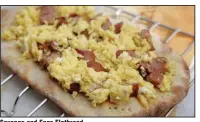  ?? (TNS/St. Louis Post-Dispatch/Hillary Levin) ?? Sausage and Eggs Flatbread