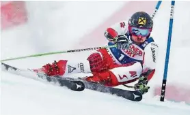  ?? GEPA ?? Mit der Nummer 1 auf dem Weg zum 60. Sieg: Marcel Hirscher