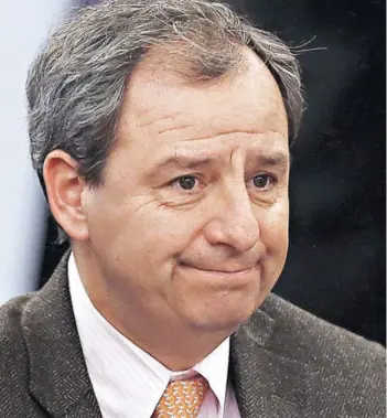  ??  ?? ► El exministro de Educación, Gerardo Varela.