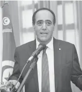  ??  ?? M.Abdallah Rabhi, secrétaire d’Etat auprès du ministère de l’Agricultur­e, des Ressources hydrauliqu­es et de la Pêche