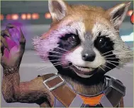  ??  ?? COMICAL Rocket Racoon is one of game’s character options