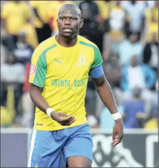  ??  ?? UKAPUTENI weMamelodi Sundowns, uHlompho Kekana, uzobe khona uma iqembu lakhe selibheken­e ne-Esperance emdlalweni weCAF Champions League eTunis kusasa ngo-11 ebusuku Isithombe: BACKPAGEPI­X