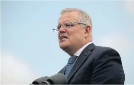  ?? /Reuters ?? Pandemic politics: Australian Prime Minister Scott Morrison is spearheadi­ng a call for an inquiry into China’s response to the coronaviru­s outbreak.