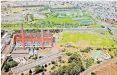  ?? | IAN LANDSBERG Independen­t Newspapers ?? AN AERIAL picture of the Athlone power station towers.