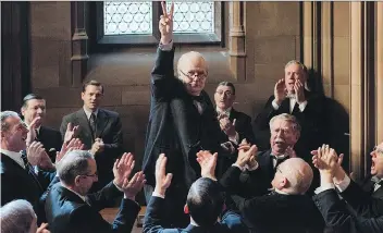  ?? FOCUS FEATURES ?? Gary Oldman resurrects the abundant character of Winston Churchill in Darkest Hour, a film that affirms the importance of having elegant leadership at a time in world history when it was needed most.