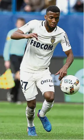  ?? — AP ?? Spread your wings: Monaco winger Thomas Lemar is wanted by Arsenal manager Arsene Wenger.