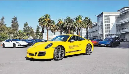  ??  ?? Porsche 911 Turbo.