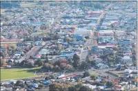  ??  ?? A view from the north over Dannevirke.