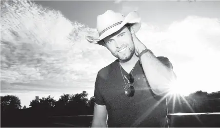  ??  ?? B.C.-raised country singer Dean Brody will perform at the Royal Theatre in Victoria on Tuesday.