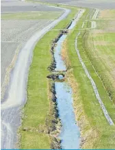  ?? ?? Environ 70 % des terres agricoles du Québec sont aujourd’hui drainées, ce qui a eu une incidence sur les nappes phréatique­s, estime le chercheur Aubert Michaud.