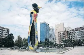  ?? EDUARDO DEL CASTILLO ?? La plaza dará mayor relevancia al monumento de Miró