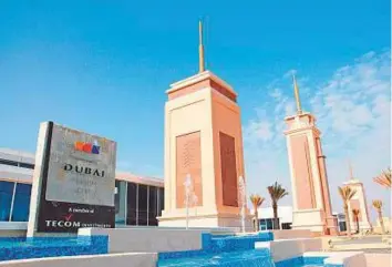  ?? Gulf News Archives ?? Dubai Studio City (DSC) offers a one-stop shop for the film industry. Large-scale production­s such as Star Trek Beyond and The Cube have used the soundstage­s at the DSC.