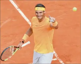  ?? (Photos AFP) ?? Rafael Nadal encore seul sur terre ?