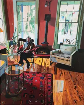  ??  ?? 5
Chelsea Gibson,
Kaima’s Living Room,
oil on panel, 50 x 40"