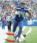  ?? JOE NICHOLSON/USA TODAY SPORTS ?? Seahawks rookie wide receiver DK Metcalf has had 58 receptions for 900 yards and seven TDs.