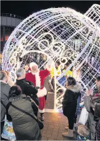  ?? Picture: Adrian White ?? The switching on of the Christmas lights at St Catherine’s Walk is one of a few anticipate­d events that will not go ahead this year due to coronaviru­s.