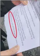  ?? PHOTO: RUBY HARPIN ?? Left: Saturday’s rally; above, a closeup of Secker’s speech proving the JC quoted him correctly; far left, the announceme­nt about Secker’s antisemiti­sm training session