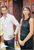  ??  ?? Contador y Anna González.