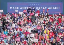  ?? STEPHEN M. KATZ/STAFF ?? The crowd waits for President Donald Trump's campaign rally in Newport News. For more, visit dailypress.com.