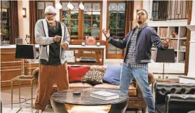  ?? PROVIDED BY SONJA FLEMMING/CBS ?? Damon Wayans stars as Poppa and Damon Wayans Jr. as Junior in “Poppa’s House,” which will air on CBS Monday nights.