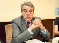  ?? Photo by Mohammad Mustafa Khan ?? Alexandre de Juniac at a media briefing on Thursday in Dubai. —