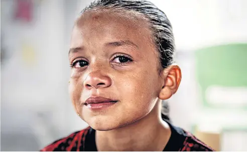  ?? ?? ‘Anna Ramirez’, 10, recalled how she and her 14-year-old sister became separated from their mother in the Darien Gap. They have had no news of her since