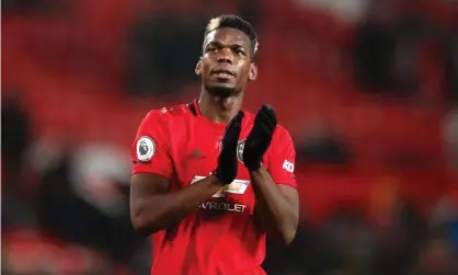  ?? Photograph: Martin Rickett/PA ?? Before the season’s suspension, Paul Pogba had not featured since United’s Boxing Day win against Newcastle, the last of eight appearance­s in a campaign disrupted by previous ankle problems.