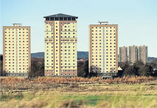  ??  ?? HISTORIC: ‘Brutalist’ block of flats could be given the same status as famous buildings like Marischal College and St Machar’s Cathedral