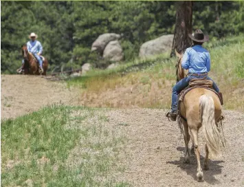  ??  ?? Be a courteous and well prepared for all situations and land users when you're out on the trails. Find fellow trail riders who you can work with to the benefit of all trail users.