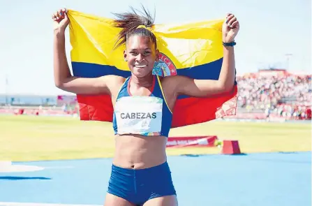  ?? COC ?? Para Valeria Cabezas, uno de los mayores logros fue ganar la medalla dorada en los Juegos Olímpicos de la Juventud, en el año 2018.