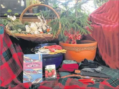  ?? SUBMITTED PHOTO ?? When buying Christmas gifts for your favourite gardener, consider packages of seeds, good quality tools, plant pots and sturdy gloves and socks.