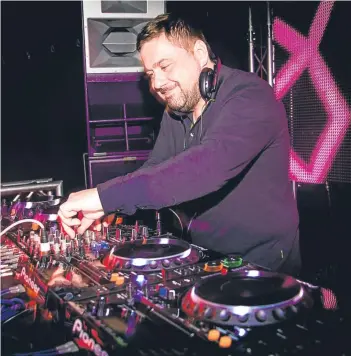  ??  ?? DJ Paul Bleasdale will be celebratin­g Cream’s 25th anniversar­y in Fat Sam’s.