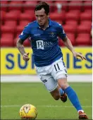  ??  ?? Swanson has left St Johnstone