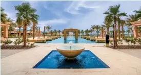  ?? Photos Rixos Marina Abu Dhabi ?? Rixos Marina Abu Dhabi has four swimming pools and a private beach