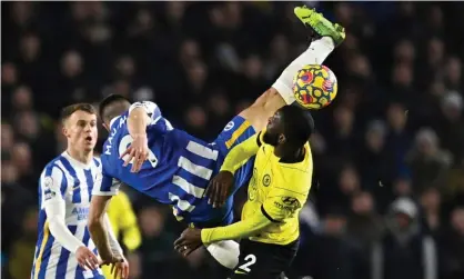  ?? ?? Antonio Rudiger (right) is one of Chelsea’s most-used players and will now get a two-day break before the weekend. Photograph: Tony Obrien/Reuters