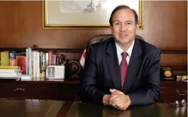  ?? FOTO ?? Santiago Perdomo ingresó en 1981 al Banco Colpatria como subgerente y en 1994 fue nombrado como presidente.