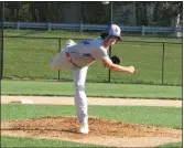  ?? ED MORLOCK/MEDIANEWS GROUP ?? JP Mascaro’s Andrew Lasecki threw 5.1 innings against Whitemarsh Monday.