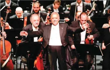  ?? JOE SCARNICI/GETTY IMAGES/AFP ?? Conductor Zubin Mehta at the Wallis Annenberg Center for the Performing Arts in Beverly Hills, California in 2015.