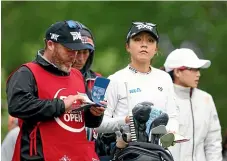  ??  ?? Lydia Ko has been acknowledg­ed for her contributi­on to women’s golf.