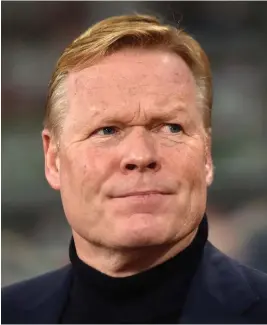  ?? FOTO: SERGEI GAPON/LEHTIKUVA ?? ■
Ronald Koeman ska ta över Barcelona men många ställer sig tveksamma till om han är rätt man för jobbet.