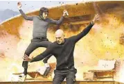  ?? Sony Pictures ?? Sacha Baron Cohen, left, and Mark Strong star in “The Brothers Grimsby.”