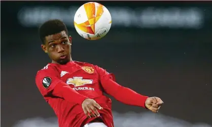  ??  ?? Amad Diallo could be involved for Manchester United against Leicester. Photograph: Matt West/BPI/Shuttersto­ck