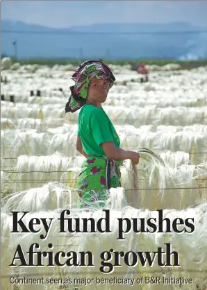  ?? PROVIDED TO CHINA DAILY ?? A woman is working at a drying area of a sisal hemp plantation in Morogoro region, Tanzania.