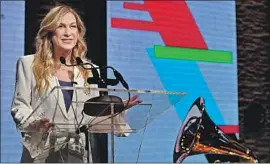  ?? Angela Weiss AFP/Getty Images ?? DEBORAH DUGAN’S hiring as head of the Recording Academy was viewed as a pivotal step forward. The academy’s board says she is accused of misconduct.