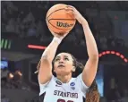  ?? JAMES SNOOK/USA TODAY SPORTS ?? Stanford guard Haley Jones was the Final Four Most Outstandin­g Player last year.