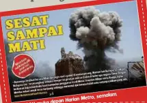  ??  ?? semalam. Harian Metro, muka depan
LAPORAN