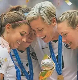  ?? ?? The United States are the current Women’s World Cup champions.