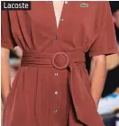  ??  ?? Lacoste