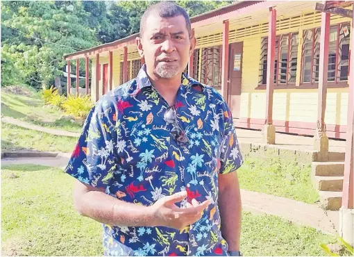  ?? Picture: ARIETA VAKASUKAWA­QA ?? Ravitaki district rep Vianeri Ratulogadr­au says when a person passes away, the burial is held the same day, resulting in close
relatives missing out on attending the funeral service.