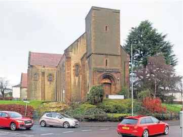  ?? ?? DANGEROUS CONDITION: The B-listed Craigieban­k Church. Picture by Kim Cessford.